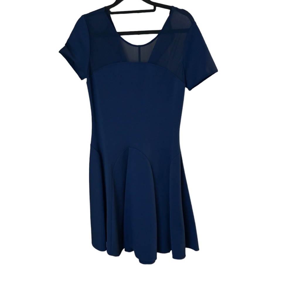 New with Tags Halston Heritage Short Sleeve Fit/Flare Ponte Dress